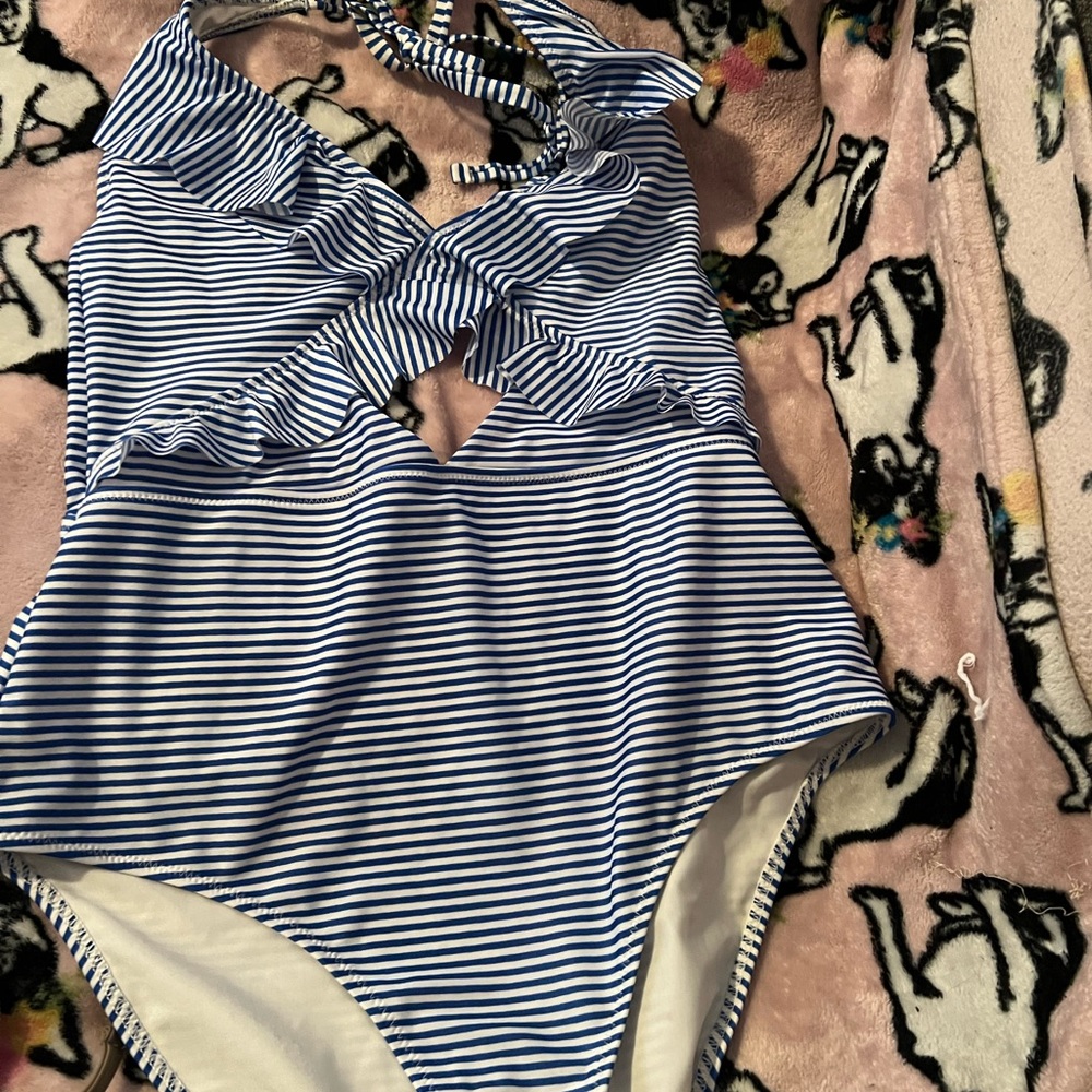 Once piece from aerie VERY flattering